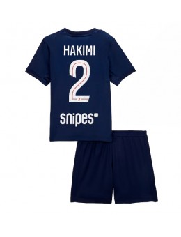 Paris Saint-Germain Achraf Hakimi #2 Replika Hemmakläder Barn 2025-26 Kortärmad (+ byxor)